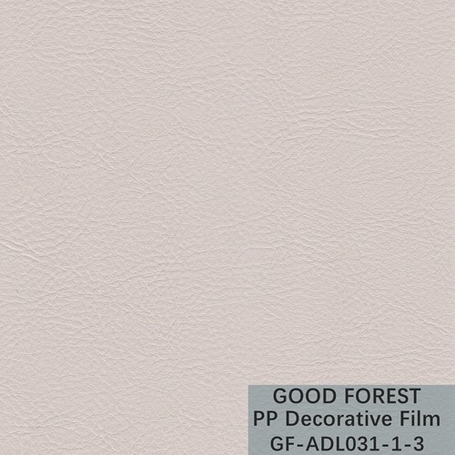 OEM Flattened PP Decorative Film Pure Color Series Crack Grain