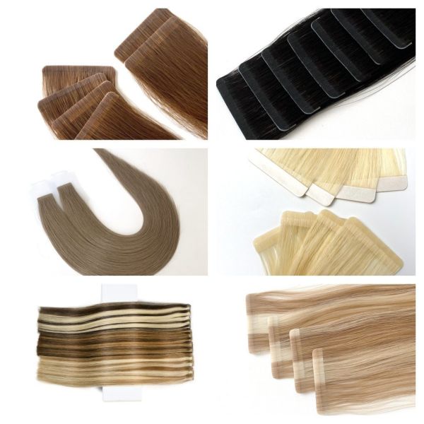 6D Russian Human Hair Extensions 100% Remy Hair for 12 Months Hair Life and Dyeable