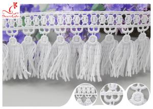 China French Venice Guipure Tassels Fringe Polyester Lace Trim For Clothing Decorative on sale