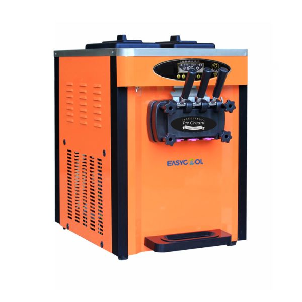 Three Flavor Soft Ice Cream Machine Painted Steel 20L Ice Cream Making Machine Factory Price