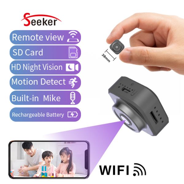 2021 New Design Private Model Mini wireless Smart Camera 1080P Home Wifi camera Baby Monitor Mobile Phone View