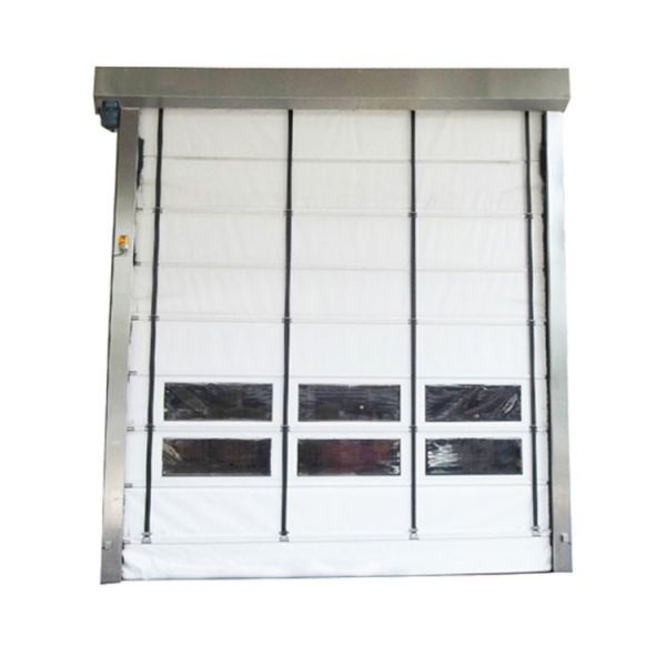 Exterior PVC Folding Door , High Speed Shutter Door for Warehouse