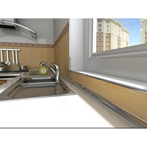 Aluminium Corner Protector Aluminum Tile Trim Wall Anti Collision Strips