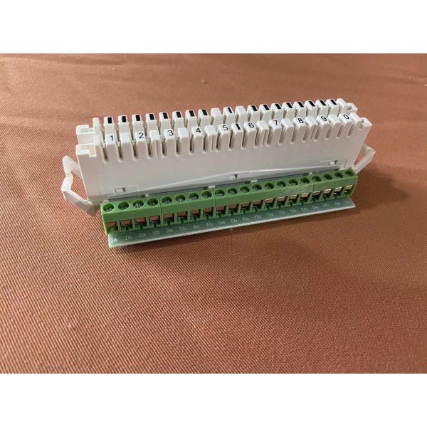 20 Pole Screw Terminal Block with 10 Pairs Krone Type PCB Type Disconnection or Switching Module LSA PLUS Krone