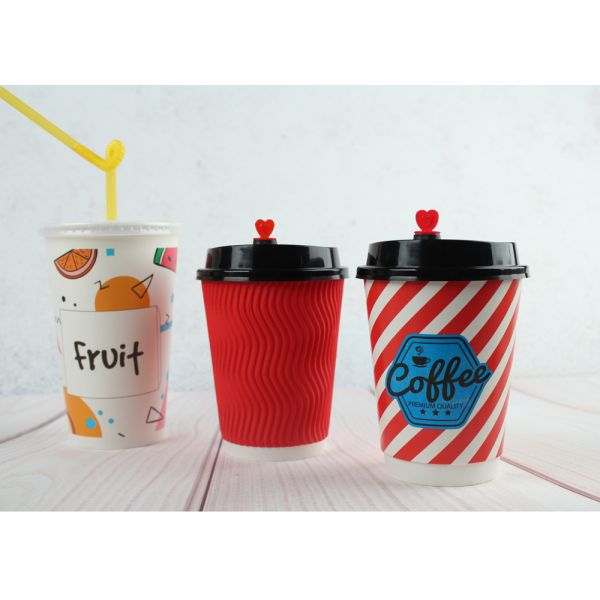 Custom Printed Coffee Cups / Insulated Hot Beverage Cups / Juice Cups