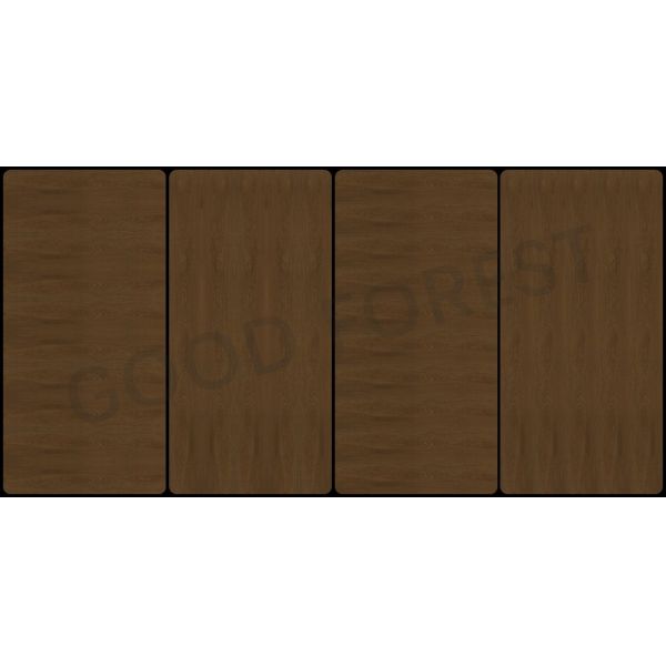 Cerejeira Wenge Natural Wood Veneer Grain Specially For Hotel Decoration