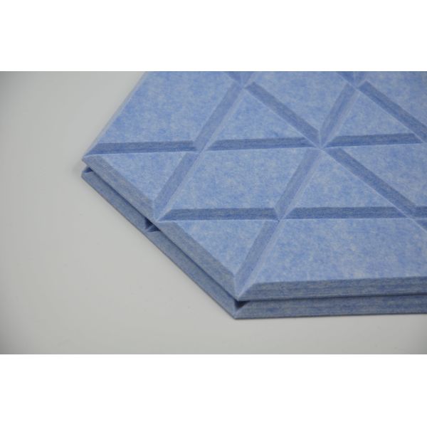 Multi Function Colorful Hexagon Sound Absorbing Panels PET Acoustic Sound Wall Panels