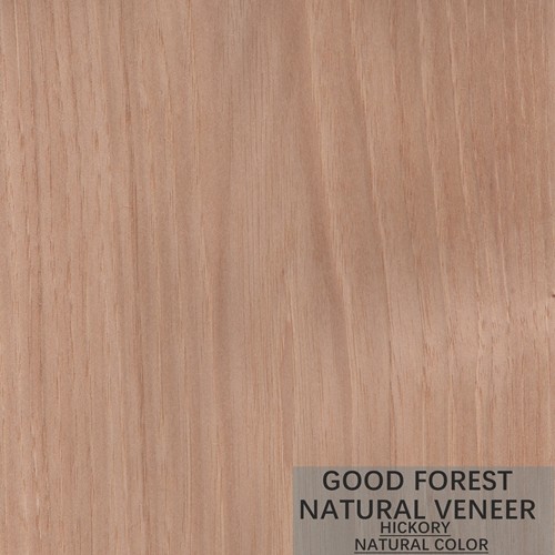 Natural Hickory Wood Veneer Double Color Popular Cabinet Wood Veneer FSC