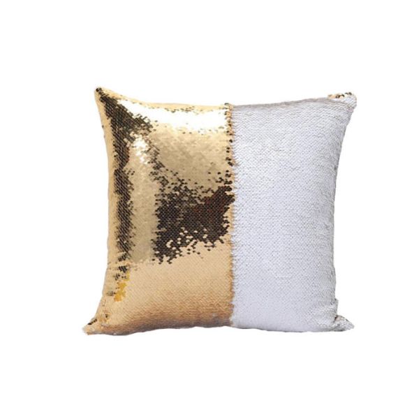 China Products Best Selling Hot Rose Gold Sequin Pillow For School Education