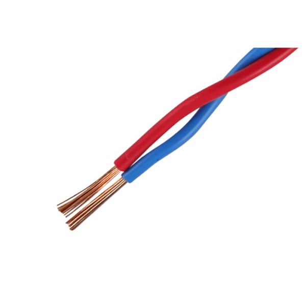 Twisted Twin Wire 2x0.5mm2,2x0.75mm2,2x1.5mm2,2x2.5mm2 With Red and Blue Colour