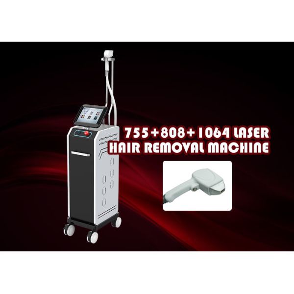 808nm Diode Laser Hair Removal Machine Vertical Three Wavelength