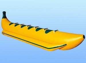  Yellow Inflatable Boat Toys 6 Person Towable Banana Water Game Tube Manufactures