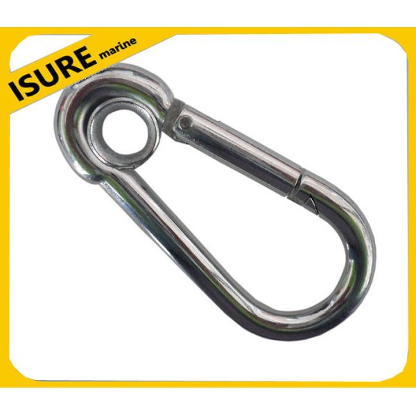 Marine Stainless Carbine Hooks with eyelet Snap Eye Hook