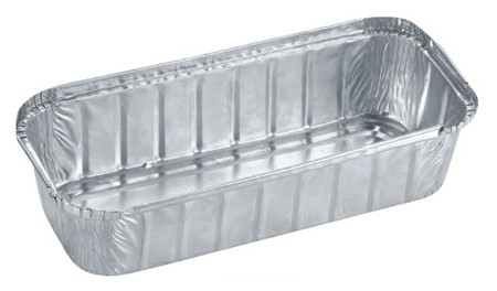 99.7% Pure Aluminium Foil Container Loaf Pan Good Appearance For Food Package