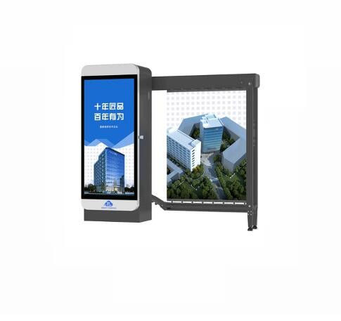 Car Parking Advertising DC12V 3.7m Boom Barrier Gate