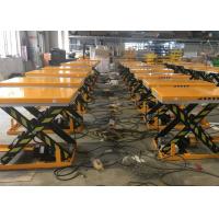 China 36x36 Turntable Top Electric Stationary Lift Table 1000kg 4 000lb Capacity For Warehouse for sale