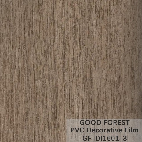 Partition PVC Decorative Film 0.25mm - 0.60mm Thickness Dark Grey Color
