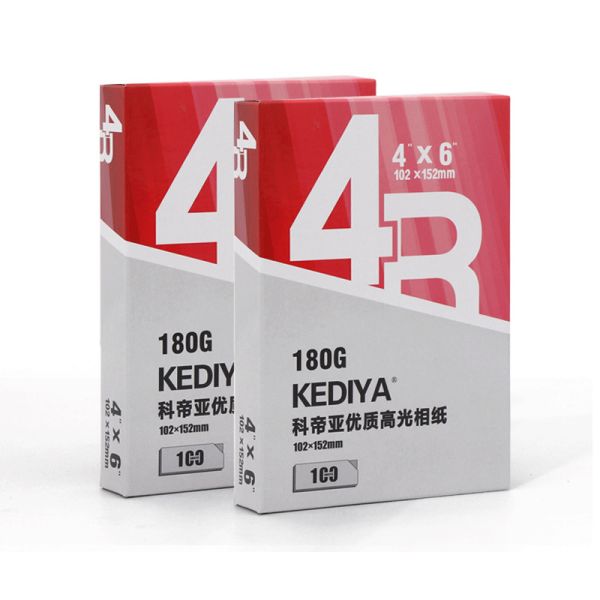 4R Dye Ink Inkjet Glossy High Glossy Photo Paper