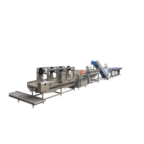 1000KG/H Salad Maker Machine Vegetable Okra Frozen Processing Line