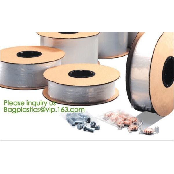 Machine Automated Bags, Pre Opened Perforated Poly Plastic Auto Packing Roll Bags, LDPE bagging