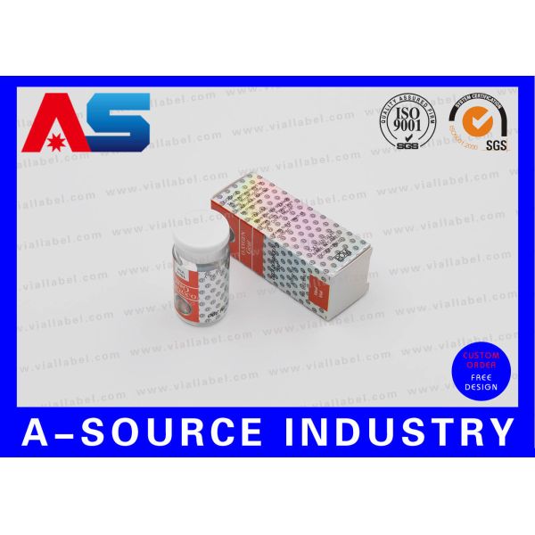 Peptide Oil Tablet 10ml Bottle Labels Custom Design Hologram Printing stickers for glass bottle