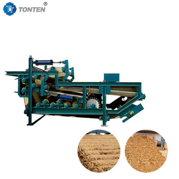 Belt Press Filter Machine Paper Mill Sludge Dewatering Treatment Equipment