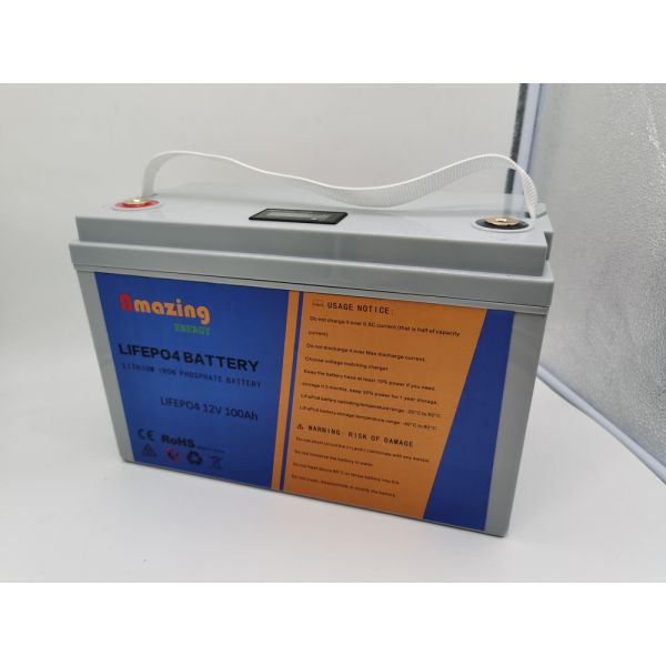 IP56 ESS 12 Volt Lifepo4 Battery 100ah 3000 Cycles For Boat Marine RV